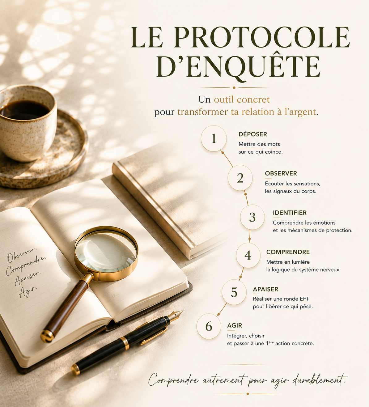 Le protocole d'enquête.